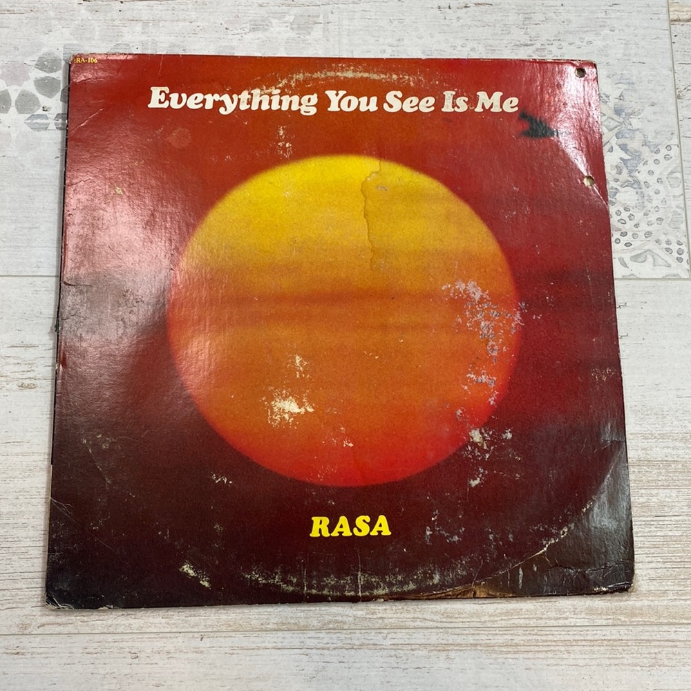 4/$50 Vintage Rasa Everything You See Is Me Vinyl Record